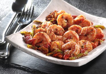 Marinade de gambas à l'escabèche